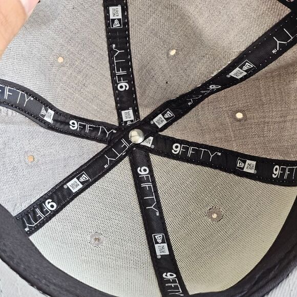 New Era San Antonio Spurs Dad Hat Snapback Cap 9FIFTY Wembanyama Grey Black Manu - Picture 6 of 11